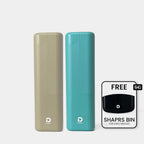 Lot de deux étuis + bac à objets tranchants gratuit