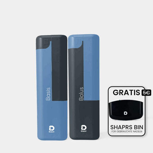 DIAVY Unique Two Pen & Needle Case Bundle + Free Sharps Bin