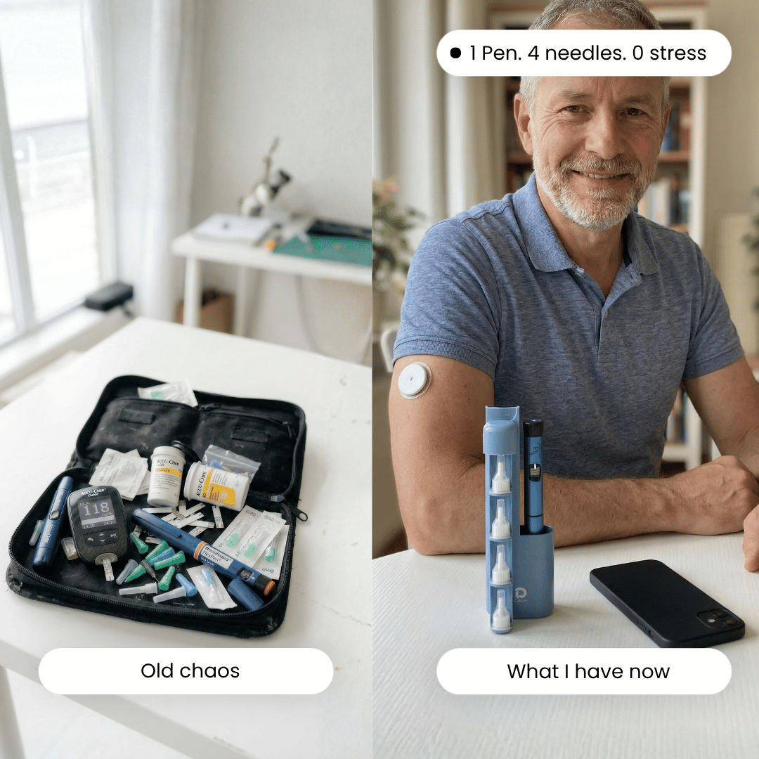 Insulin Pen und Nadel Etui